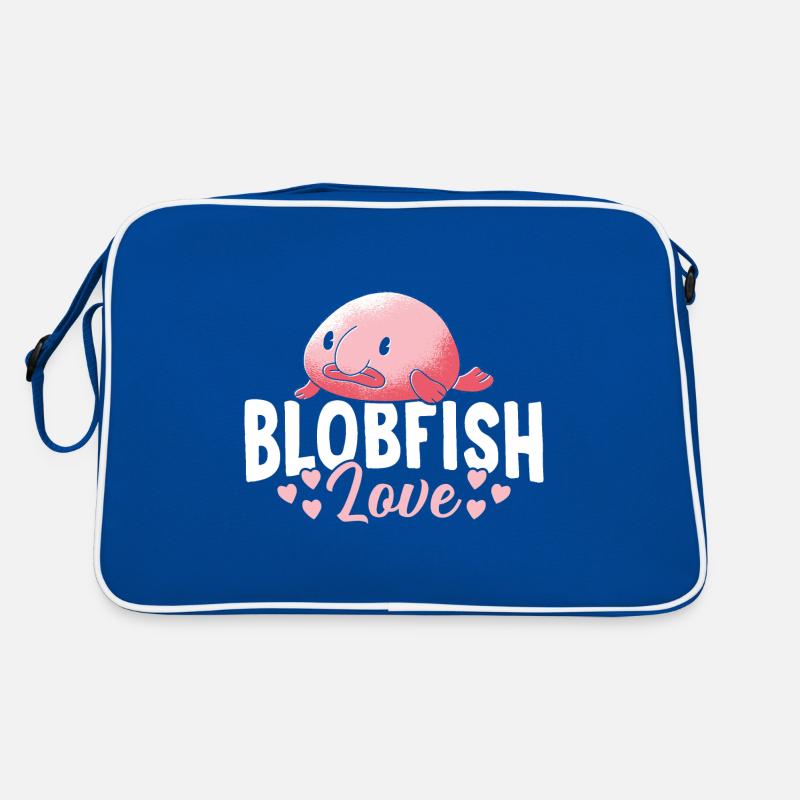 Blobfish Love Blobfishes Owner Lover Fish Retro Bag