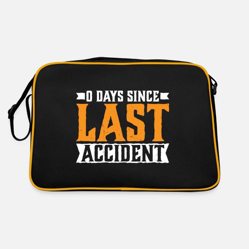 0 Days Since Last Accident 23 Retro Tasche