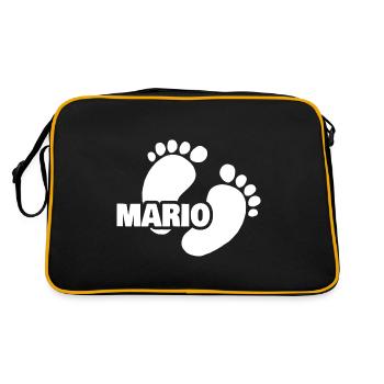 Birth Mario - Retro Bag - black/gold - Back