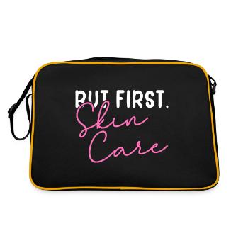 Aber Frist, Hautpflege - Retro Tasche - Schwarz/Gold - Hinten
