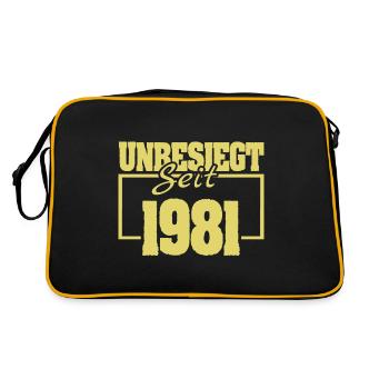 Undefeated 1981 - Retro Bag - black/gold - Back