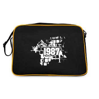 Œuvre d’art 1987 - Sac Retro - noir/or - Dos