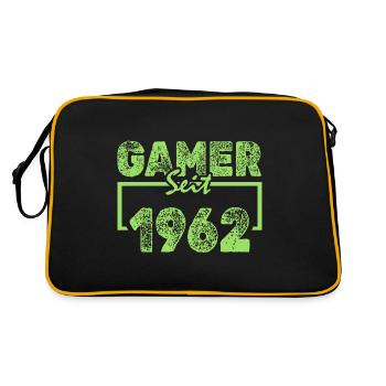 Freak 1962 - Retro Tasche - Schwarz/Gold - Hinten