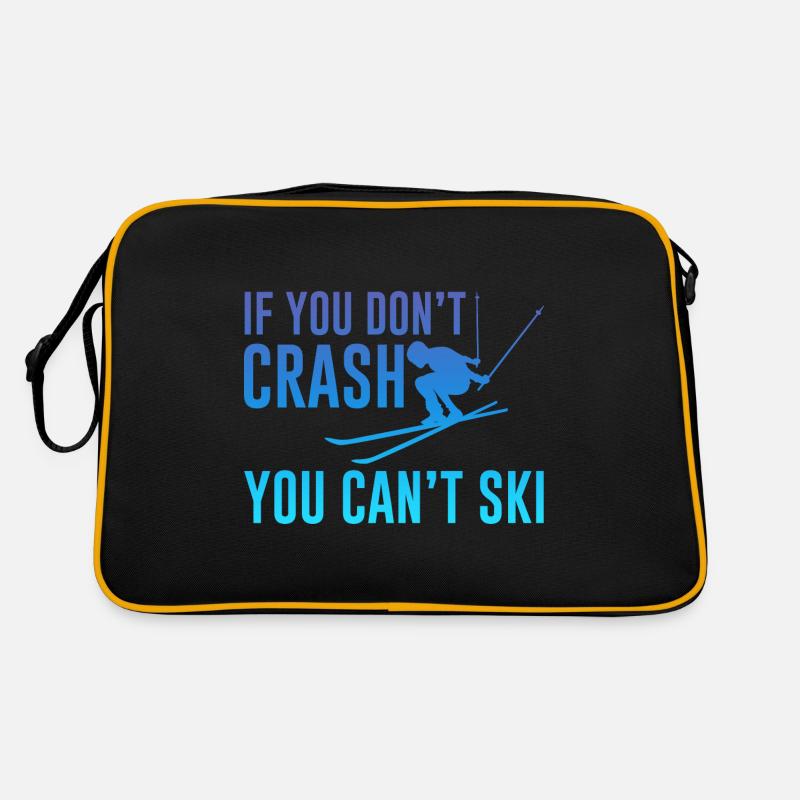 Si vous ne vous écrasez pas, vous ne pouvez pas skier 2 Sac Retro