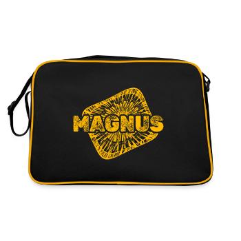 Magnus - Sac Retro - noir/or - Dos