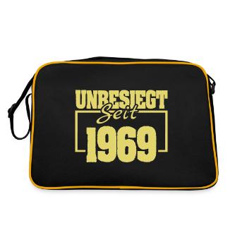 Invaincu en 1969 - Sac Retro - noir/or - Dos