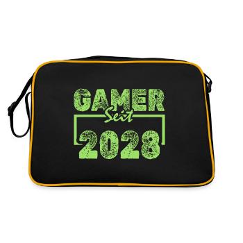 2028 - Sac Retro - noir/or - Dos