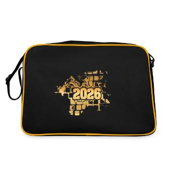 Or 2026 - Sac Retro - noir/or - Dos
