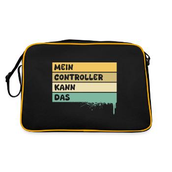Gift for Controller - Retro Bag - black/gold - Back