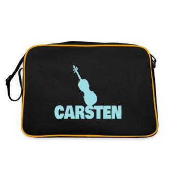 Viola Carsten - Sac Retro - noir/or - Dos