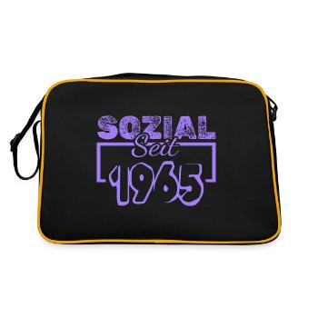 Travailleur social 1965 - Sac Retro - noir/or - Dos
