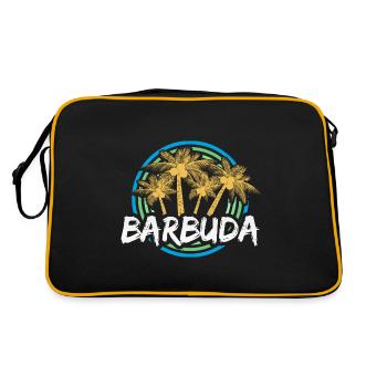 Gift for Barbuda - Retro Bag - black/gold - Back
