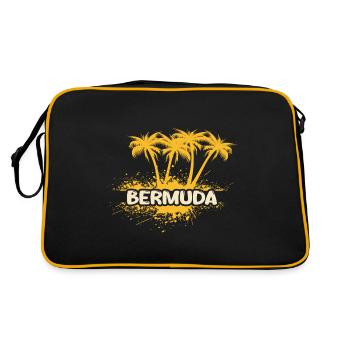Fête Bermudes - Sac Retro - noir/or - Dos