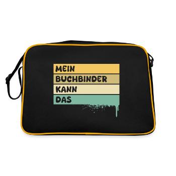 Relieur - Sac Retro - noir/or - Dos