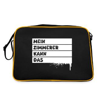 Charpentier - Sac Retro - noir/or - Dos
