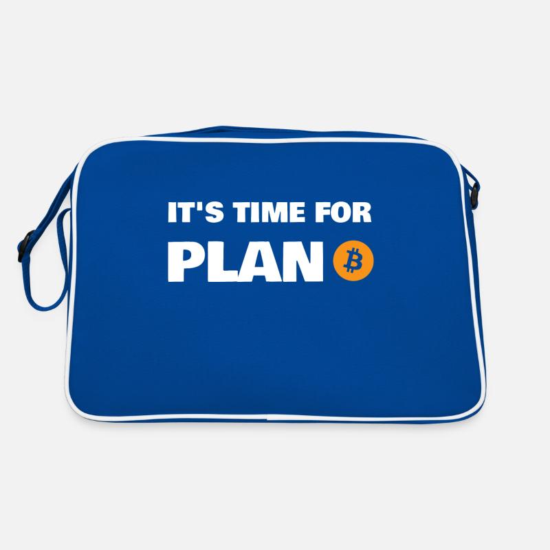 It s Time for Plan B Bitcoin Crypto BTC Retro Bag