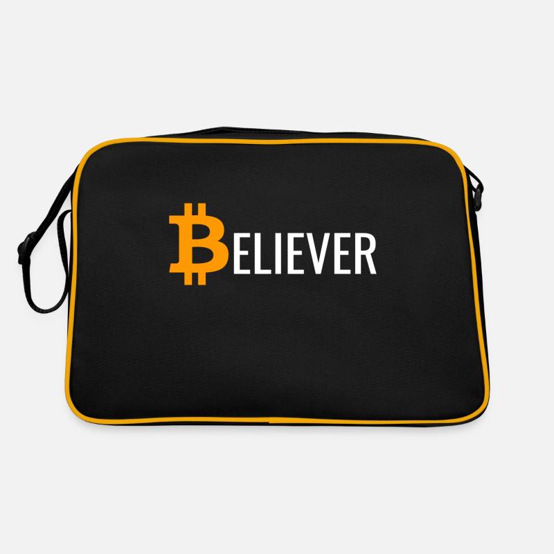 Bitcoin Croyant BTC Sac Retro