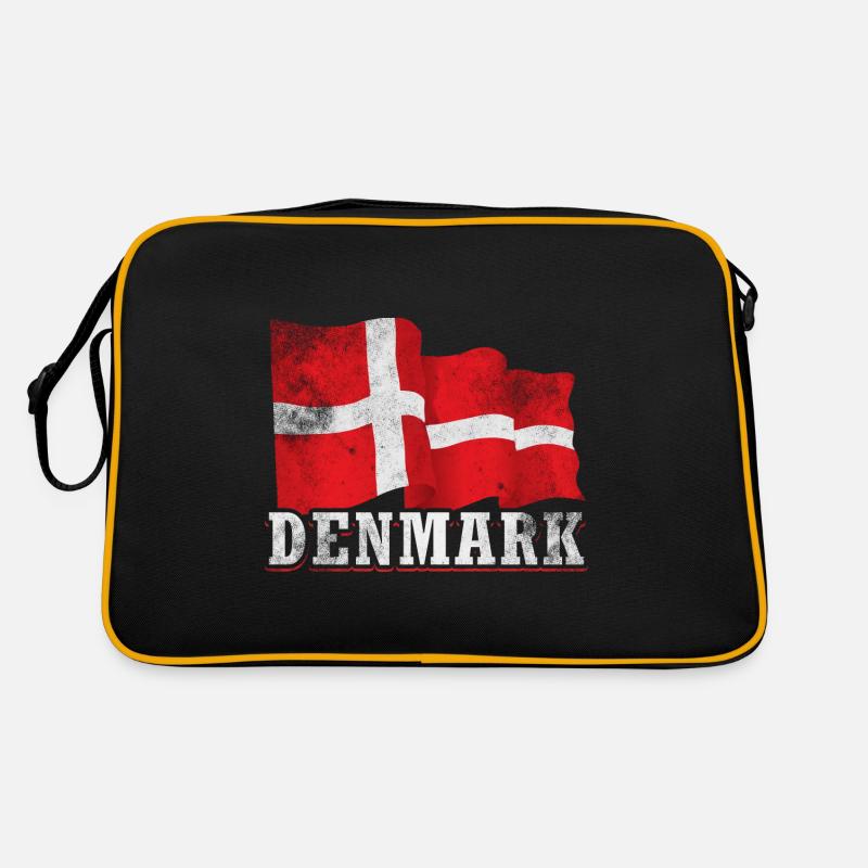 Denmark Flag Retro Bag