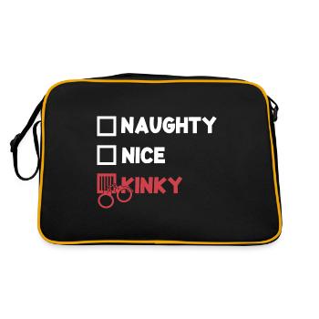 Naughty Nice Kinky - Bondage BDSM pour Dom et Sous - Sac Retro - noir/or - Dos