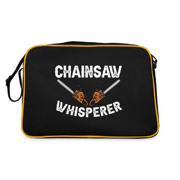 Tronçonneuse Foresterie Forest Work Forest Worker - Sac Retro - noir/or - Dos