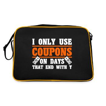 Coupon Shopper Discount Couponer Vente à prix réduit - Sac Retro - noir/or - Dos