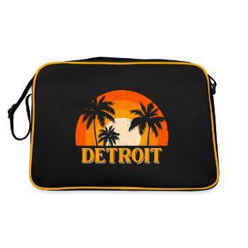 Detroit - Sac Retro - noir/or - Dos