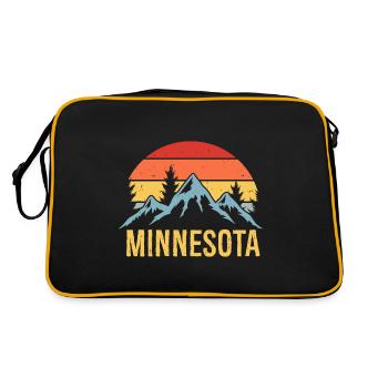 Minnesota - Sac Retro - noir/or - Dos