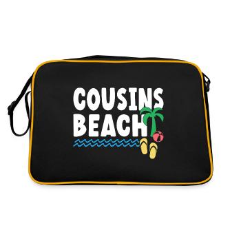 Plage de Cousins - Sac Retro - noir/or - Dos