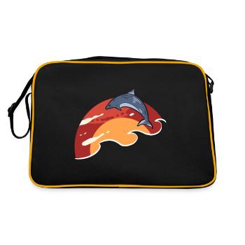 Bienvenue Sunrise Mammifère marin Gesche - Sac Retro - noir/or - Dos