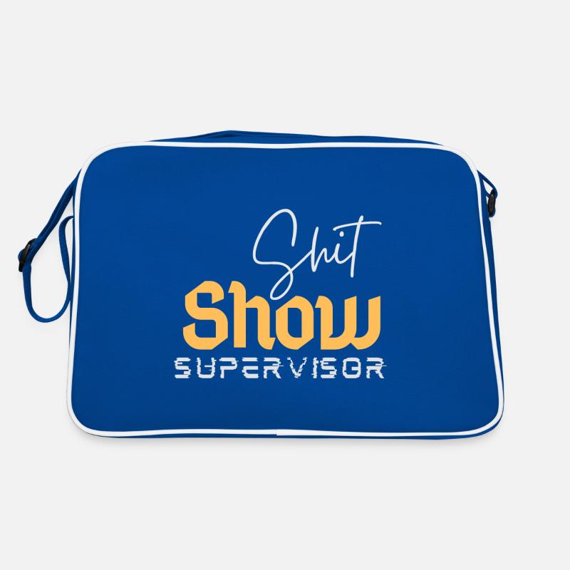 Superviseur de spectacle de merde Drôle de manager sarcastique Sac Retro