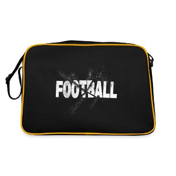 Police de football américain Grunge Splash USA Sport - Sac Retro - noir/or - Dos