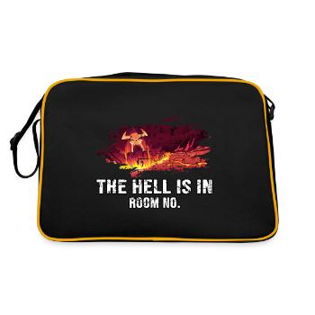 Math School Lesson Mathematics Math Room Math Work - Retro Bag - black/gold - Back