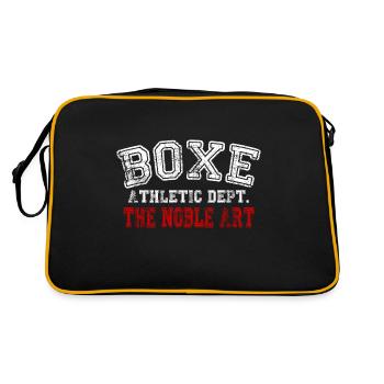 Boxen Boxen Edle Kunst Ring GYM MMA Gym - Retro Tasche - Schwarz/Gold - Hinten