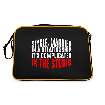 Single, Married, In The Studio 6 - Retro Bag - black/gold - Back
