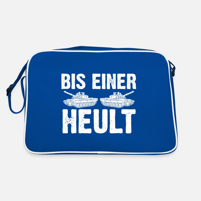 Panzerfahrer Militär Soldat Panzer Retro Tasche