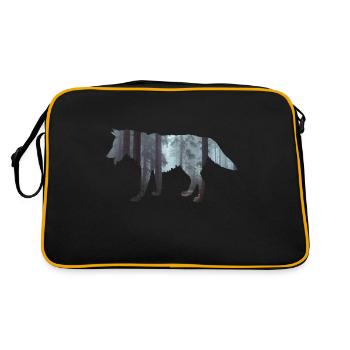 loup - Sac Retro - noir/or - Dos