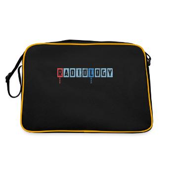Radiology Marker X-ray MRI Doctor Doctor Gift - Retro Bag - black/gold - Back