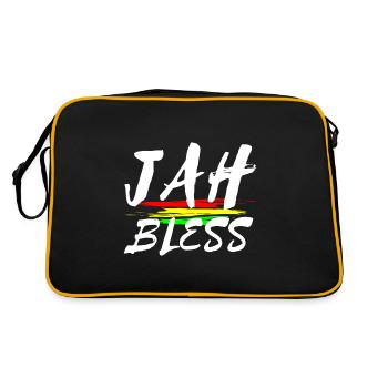 God bless - Retro Bag - black/gold - Back
