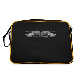 Elephant - Retro Bag - black/gold - Back
