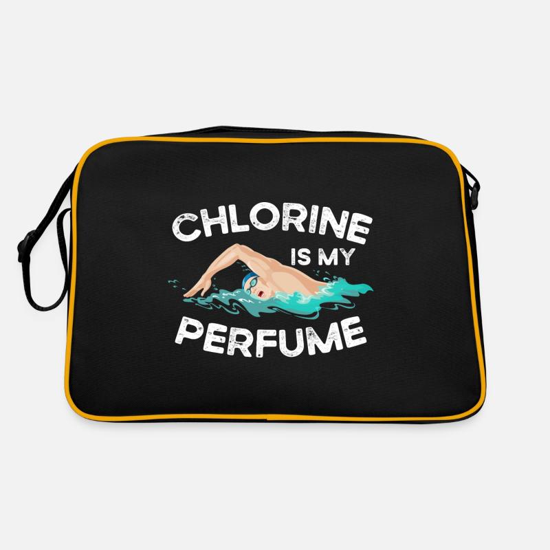 Natation - Sac Retro - noir/or