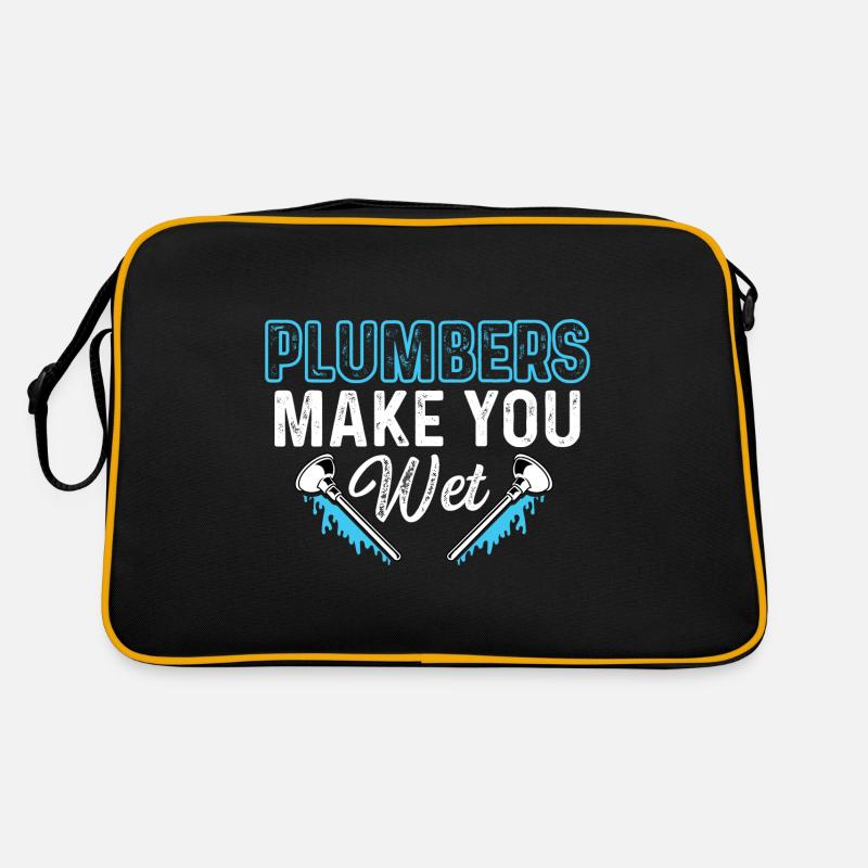 Faites-vous mouiller Happy Worker Gift Sac Retro