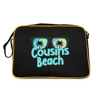 Plage de Cousins - Sac Retro - noir/or - Dos