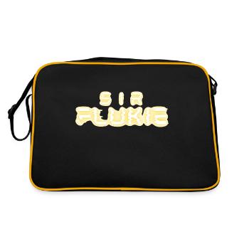 Sir Flukie - Retro Bag - black/gold - Back