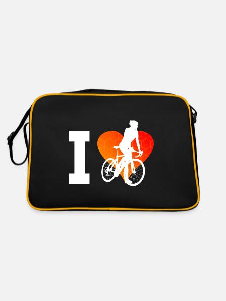 Vélo de route Roadbike Hommes Cyclistes de route Cyclisme de route Cyclisme de route - Sac Retro - noir/or - Dos