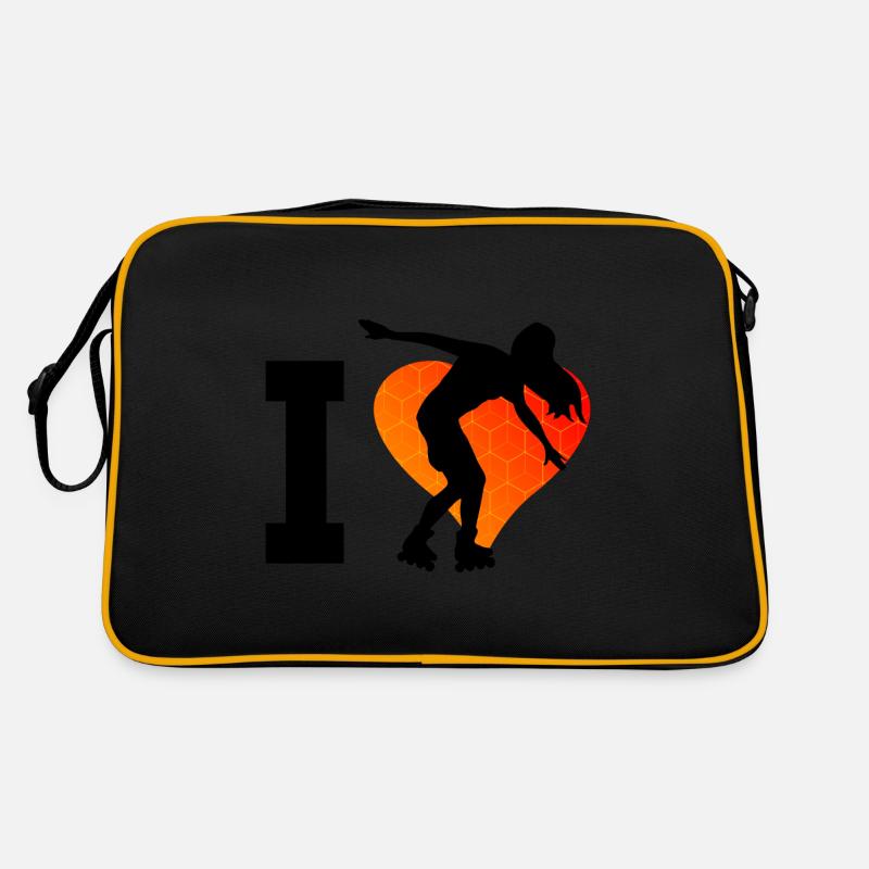 Rollerskate Rollerskaten Men's Roller Skating Retro Bag