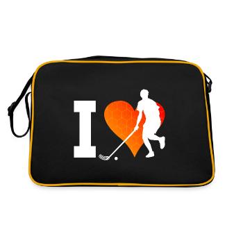 Salibandy Floorball Games Women's Floorball - Retro Bag - black/gold - Back