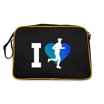 Jogging Runner Cross Country Running Women - Retro Bag - black/gold - Back