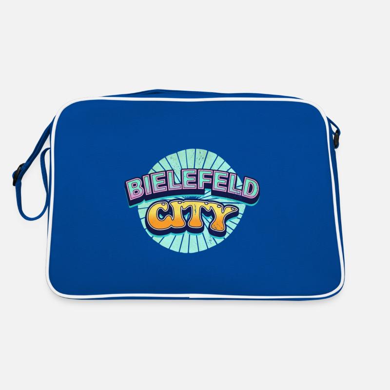 Bielefeld Germany City Font Pop Art Comic Retro Bag