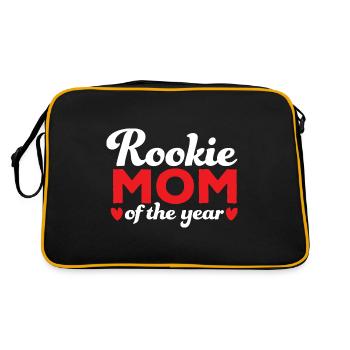 Maman recrue de l’année Nouvelle maman de la fête des mères - Sac Retro - noir/or - Dos