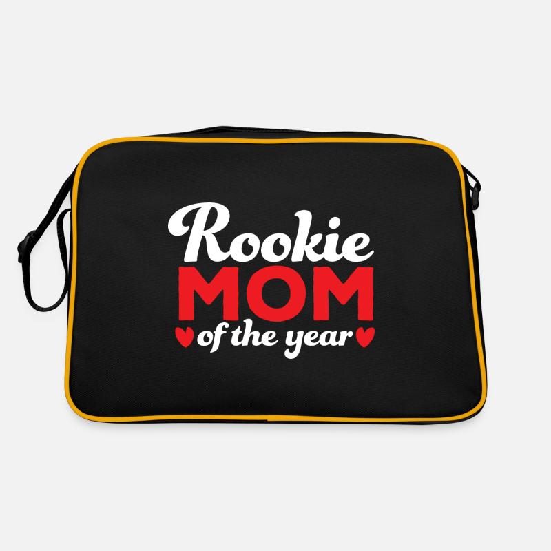 Rookie Mom des Jahres Neue Mutter Muttertag Mutter Retro Tasche
